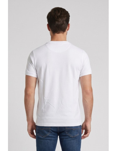 US Polo ASSN t-shirt in piquet di cotone con logo ricamato Bren US43154006 [bf770c1c]