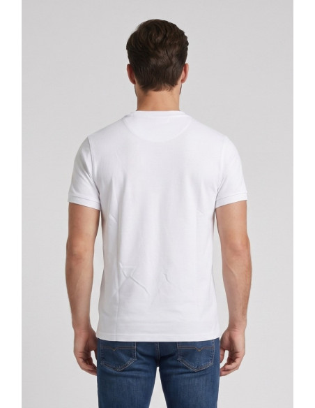 US Polo ASSN t-shirt in piquet di cotone con logo ricamato Bren US43154006 [bf770c1c]