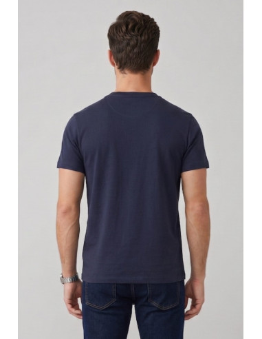 US Polo ASSN t-shirt in piquet di cotone con logo ricamato Bren US43154006 [2469b61a]