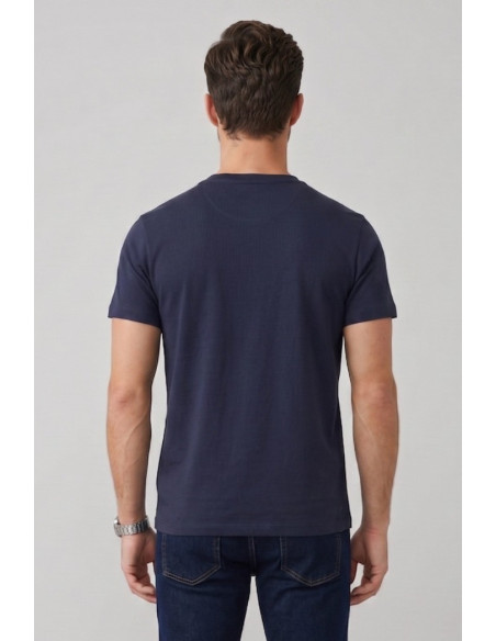 US Polo ASSN t-shirt in piquet di cotone con logo ricamato Bren US43154006 [2469b61a]