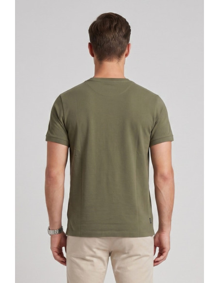US Polo ASSN t-shirt in piquet di cotone con logo ricamato Bren US43154006 [de1164f9]