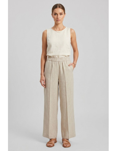Markup pantalone in lino MW15104 [4cee7b82]