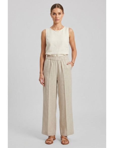 Markup pantalone in lino MW15104 [4cee7b82]