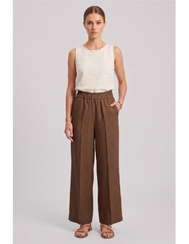 Markup pantalone in lino MW15104 [313a7160]