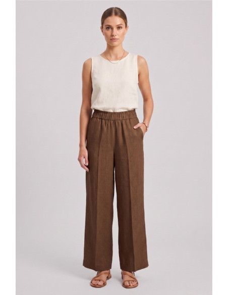 Markup pantalone in lino MW15104 [313a7160]