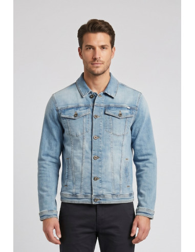 Rifle giubbino in denim di cotone stretch RF575 [3e3aec5b]