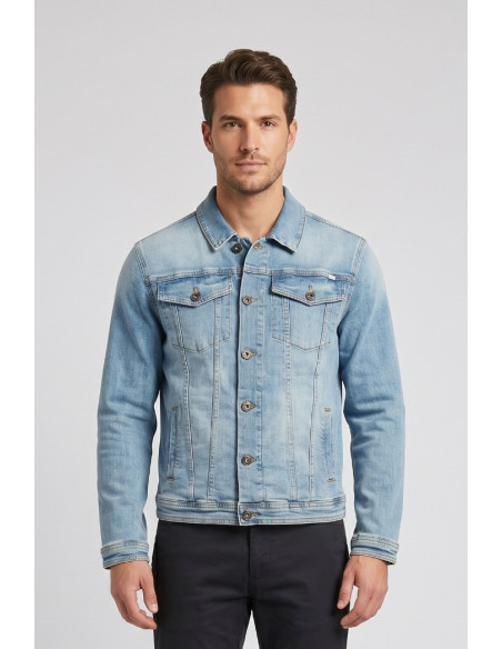 Rifle giubbino in denim di cotone stretch RF575 [3e3aec5b]