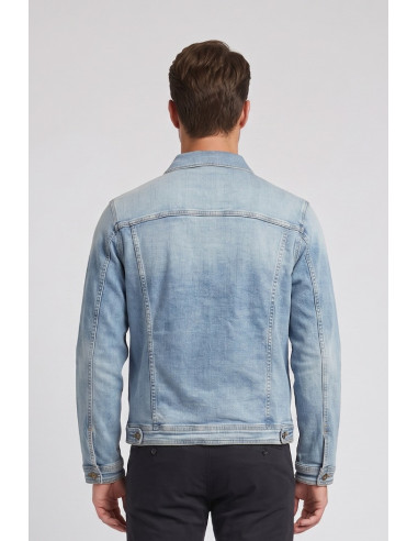 Rifle giubbino in denim di cotone stretch RF575 [e71caf56]