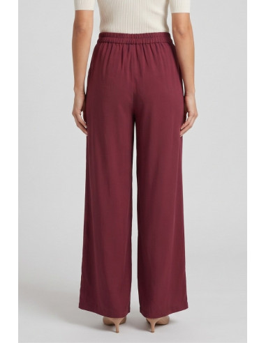 Fresh Flower pantalone palazzo in misto lino FD655 [33fc581c]