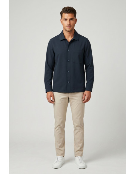 Moro camicia in poliviscosa stretch MEG652 [420fd3d5]