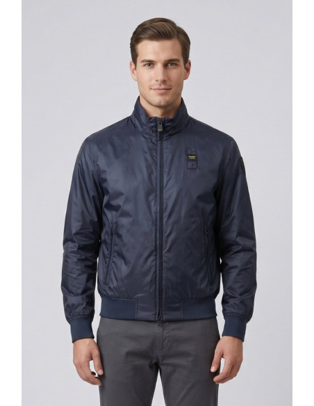 Blauer bomber leggero sfoderato Duxbury 26sbluc11028-007462 [abb3a640]