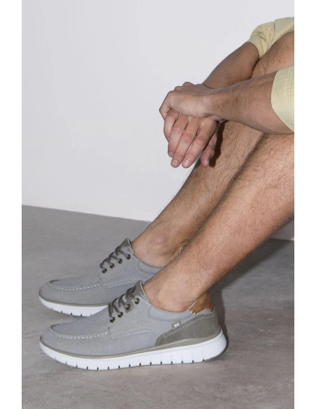 Xti sneaker allacciata in tela 145798 [a3b014a8]