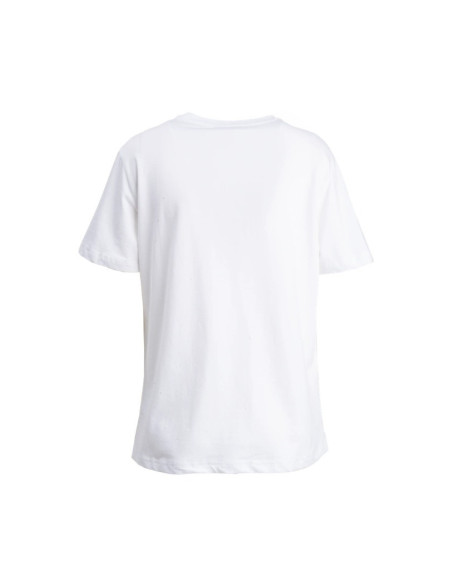 Influencer t-shirt girocollo con stampa e strass 05G0526 [d30a0058]