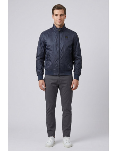 Blauer bomber leggero sfoderato Duxbury 26SBLUC11028-007462 [c5882449]