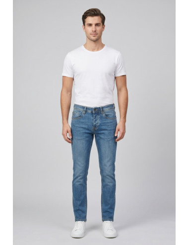 Johnny Looper jeans slim fit in denim di cotone stretch JP900 [b173692b]