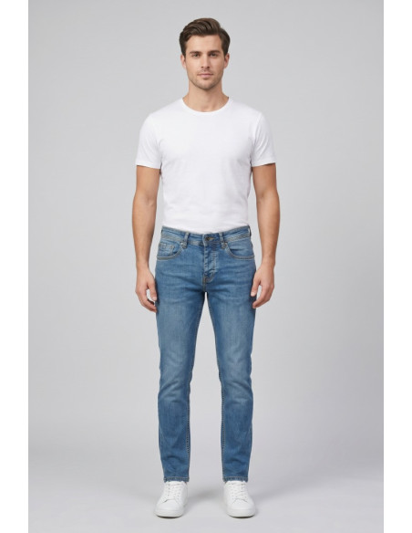Johnny Looper jeans slim fit in denim di cotone stretch JP900 [b173692b]