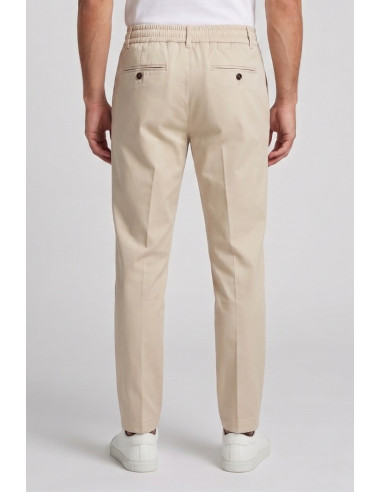 Moro pantalaccio in misto cotone stretch con pinces MES2681 [b5124cf0]