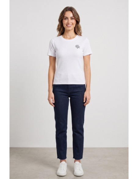 Beverly Hills Polo Club t-shirt in maglia di cotone TS550063 [62c65b72]