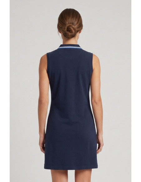 Beverly Hills Polo Club abito senza maniche in cotone stretch ABP550145 [50d6def9]