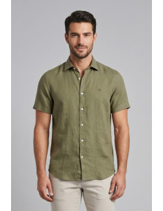 North Sails camicia mezza manica in lino 664439 [a626a6ef]