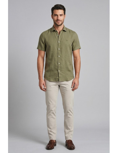 North Sails camicia mezza manica in lino 664439 [c81d24e6]