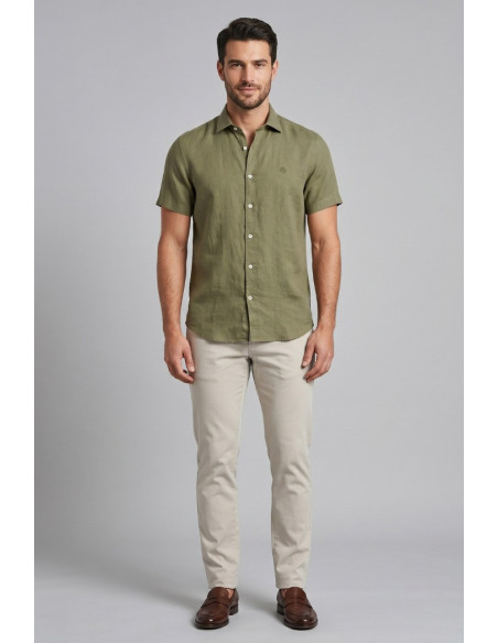 North Sails camicia mezza manica in lino 664439 [c81d24e6]