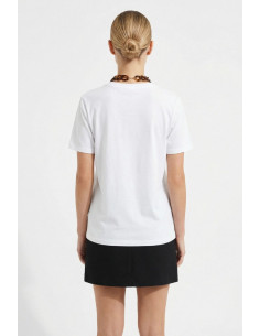 Influencer t-shirt girocollo in jersey stretch 05G0554 [1f53f411] 2