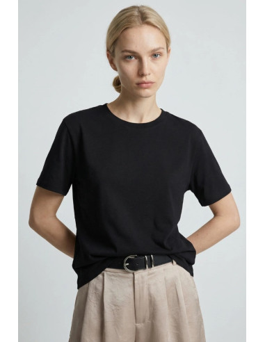 Influencer t-shirt girocollo in jersey stretch 05G0554 [34514c9d]