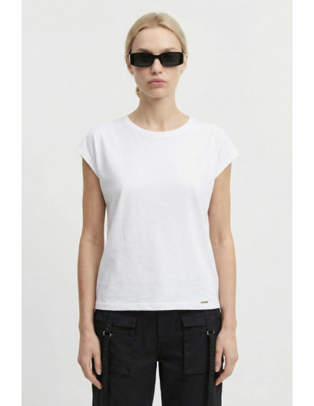 Influencer t-shirt in jersey con maniche ad alette 05G0555 [675edc0a]