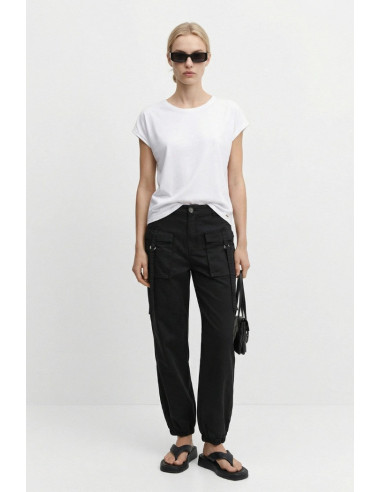 Influencer t-shirt in jersey con maniche ad alette 05G0555 [09655e03]