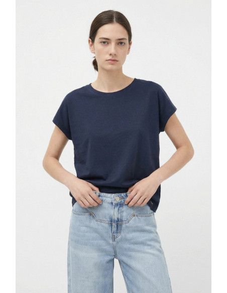 Influencer t-shirt in jersey con maniche ad alette 05G0555 [fc40660c]