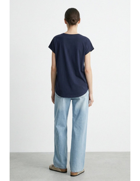 Influencer t-shirt in jersey con maniche ad alette 05G0555 [25662501]