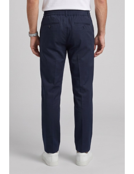 Moro pantalaccio in misto cotone stretch con pinces MES2681 [6c6d3db3]