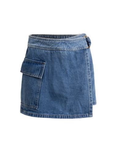 Influencer bermuda a portafoglio in denim 05P131 [e09e5a1f]