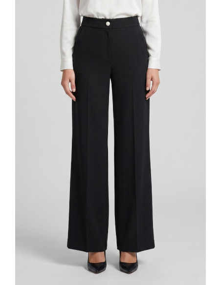 PDK pantalone wide leg in tessuto stretch 057020 [28fe2572]