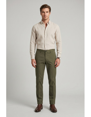 Moro pantalone in cotone stretch ME2647 [5cc1346a]
