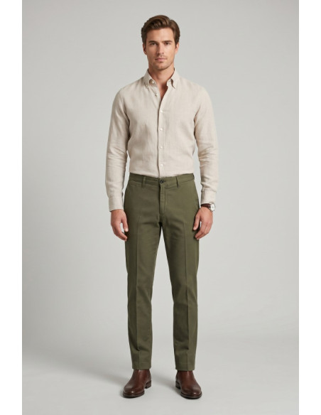 Moro pantalone in cotone stretch ME2647 [5cc1346a]