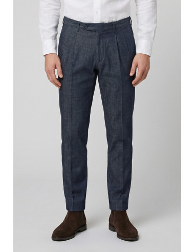 Moro jeans chino in tela di denim di cotone MEJ2665 [c070c991]