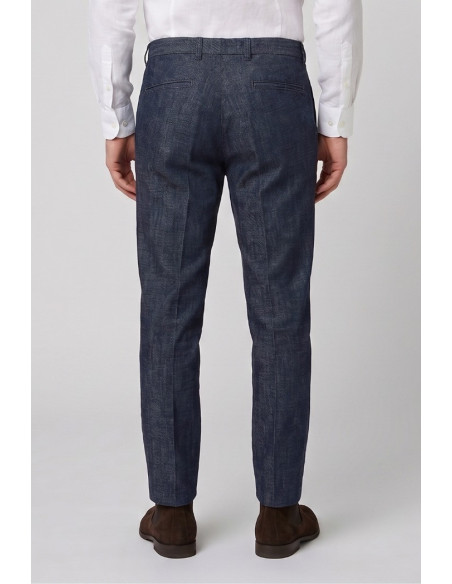 Moro jeans chino in tela di denim di cotone MEJ2665 [19568a9c]