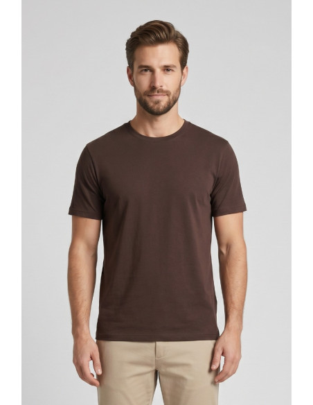 Moro t-shirt girocollo in misto cotone MEM600 [ef6fe124]