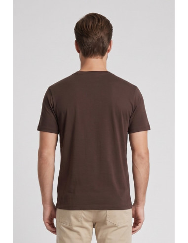 Moro t-shirt girocollo in misto cotone MEM600 [3649a229]