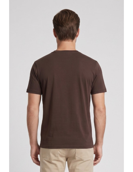 Moro t-shirt girocollo in misto cotone MEM600 [3649a229]