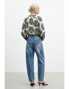 Influencer jeans 5 tasche in denim delavè 05P132 [03e2e725] 2