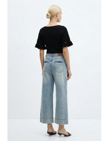 Influencer jeans flare 5 tasche in denim 05P134 [a2c98c33]