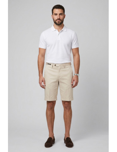 Moro bermuda in misto cotone stretch MEB276 [d30c9a62]