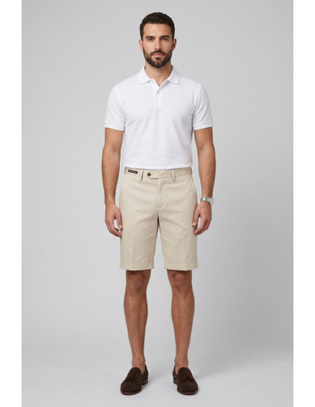 Moro bermuda in misto cotone stretch MEB276 [d30c9a62]