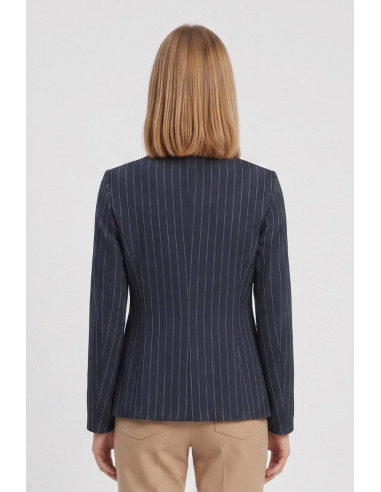 PDK giacca gessata in poliviscosa stretch 056948 [a358c9f8]