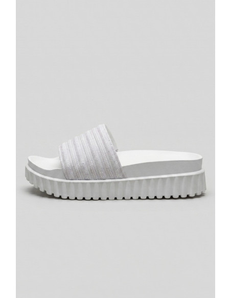 Solo Soprani ciabatta con fascia glitterata Satin SSW619N97 [ddc424e0]