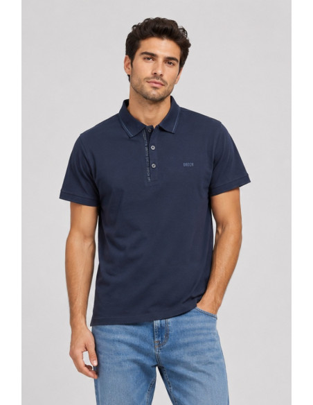 Datch polo in piquet di cotone stretch DM9890 [144c69c9]