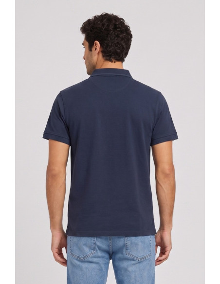 Datch polo in piquet di cotone stretch DM9890 [cd6a2ac4]